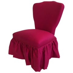 Chaise pantoufle rubis