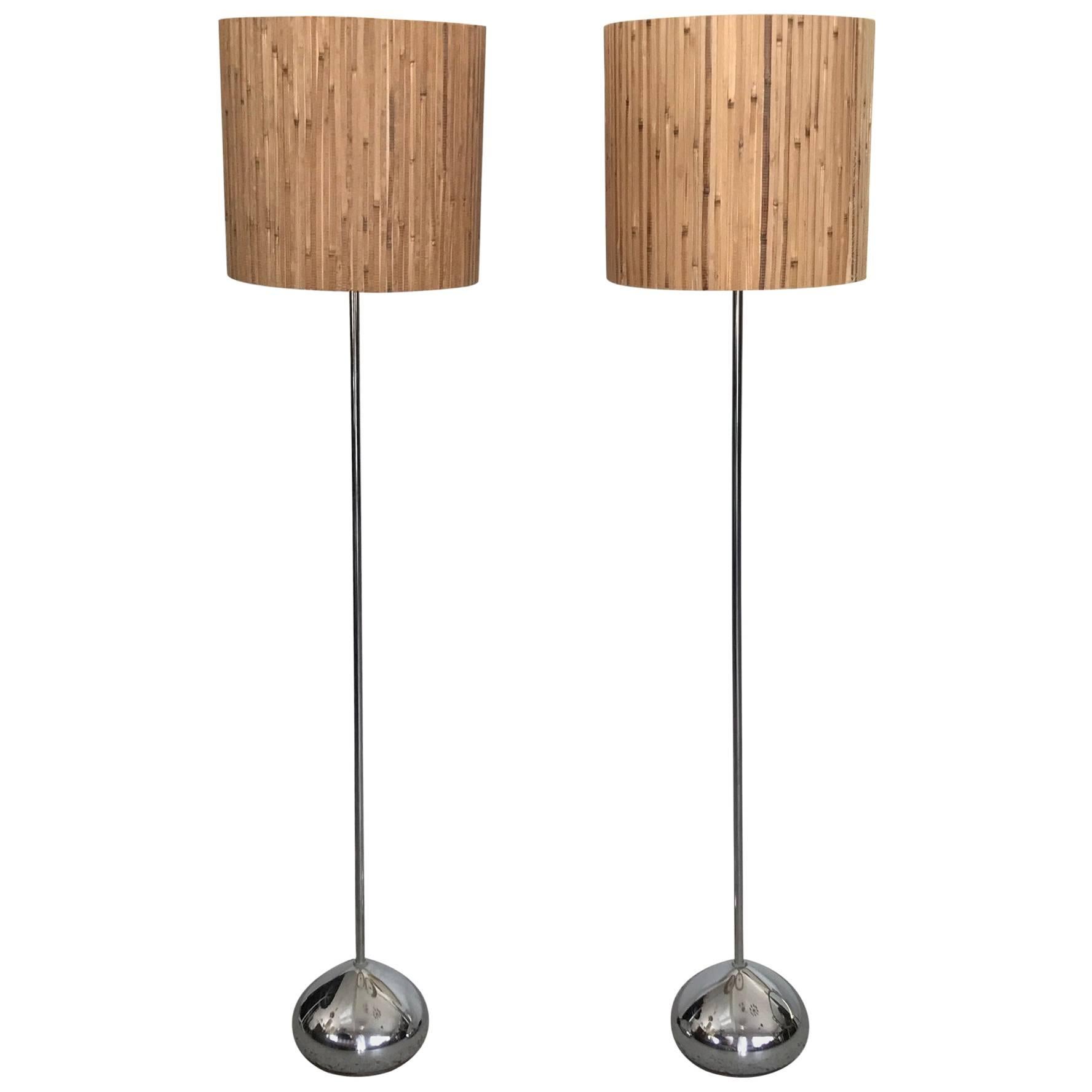 Pair of Unusual George Kovacs Floor Lamps