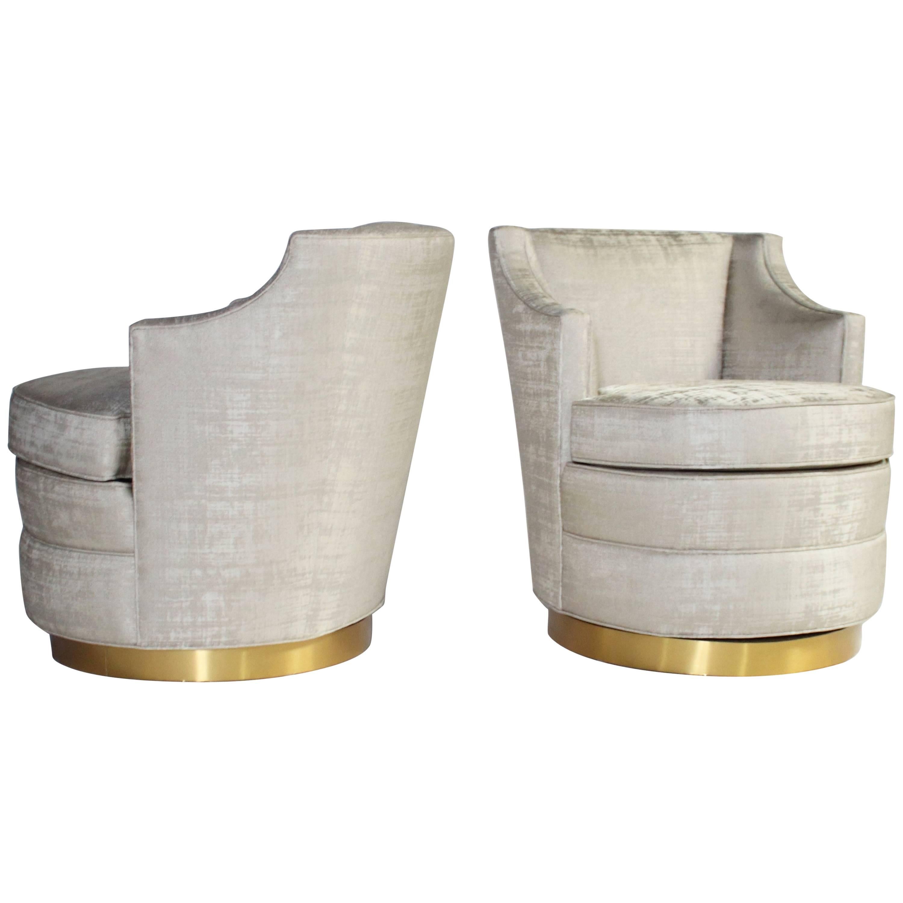 Edward Wormley for Dunbar Swivel Chairs
