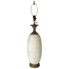 Midcentury Bob Kinzie Affiliated Craftsmen California Studio Pottery Table Lamp 4