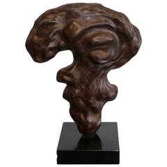 Lia Di Leo Sculptor to the Stars 1/2 Bronze Abstract Sculpture 4