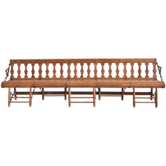 Used Victorian Train Bench