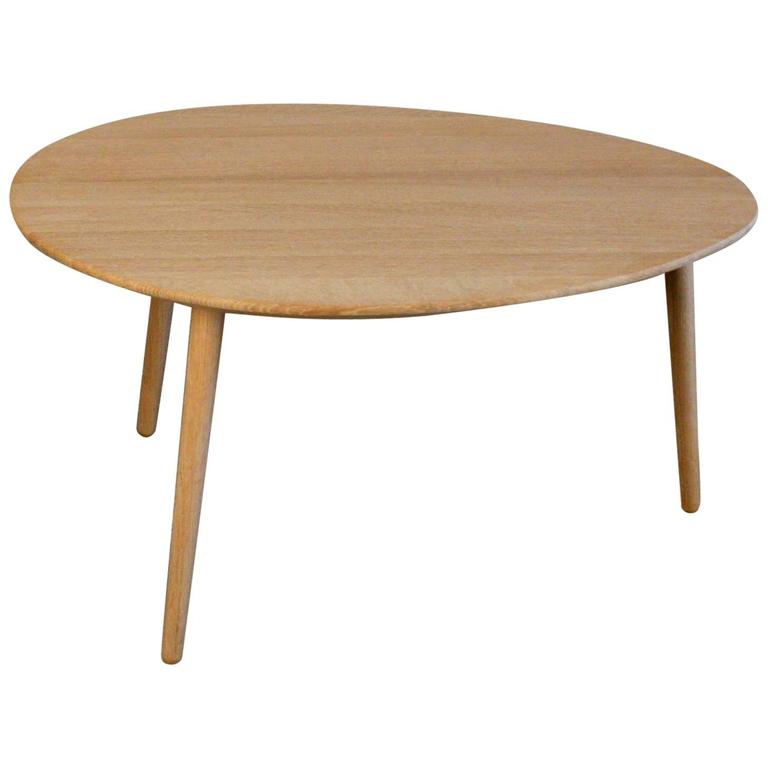VIA CPH Soaped Oak Egg Coffee Table For Sale at 1stDibs