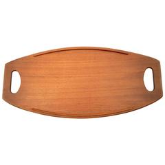 Danish Mid-Century Vintage Teak Tray by Jens Quistgaard for Dansk Design, 1960s 10