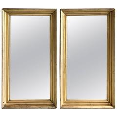 Pair of Gold Gilt Mirrors, Early 20th Century 7