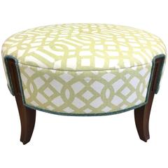 Decorative Button Top Ottoman 8