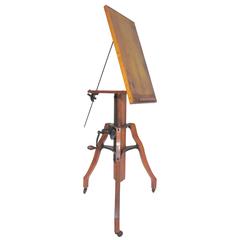 Used 19th Century Adjustable Artist's Sketching Easel