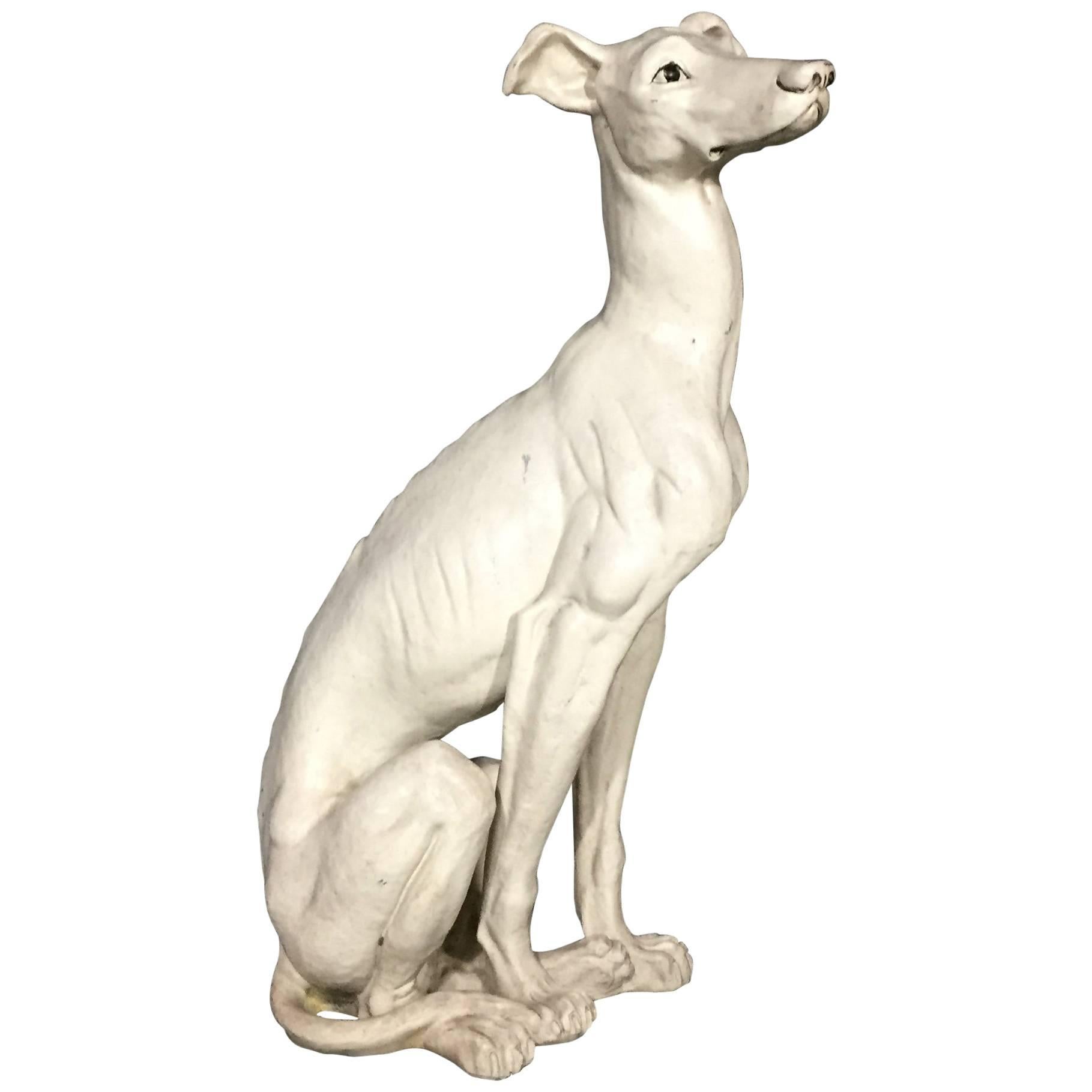 Composite Figure of a Greyhound, Hollywood Regency Style For Sale