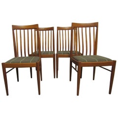 Set of Four Exquisite Teak Dining Chairs, H.W. Klein for Bramin Mobler, Denmark