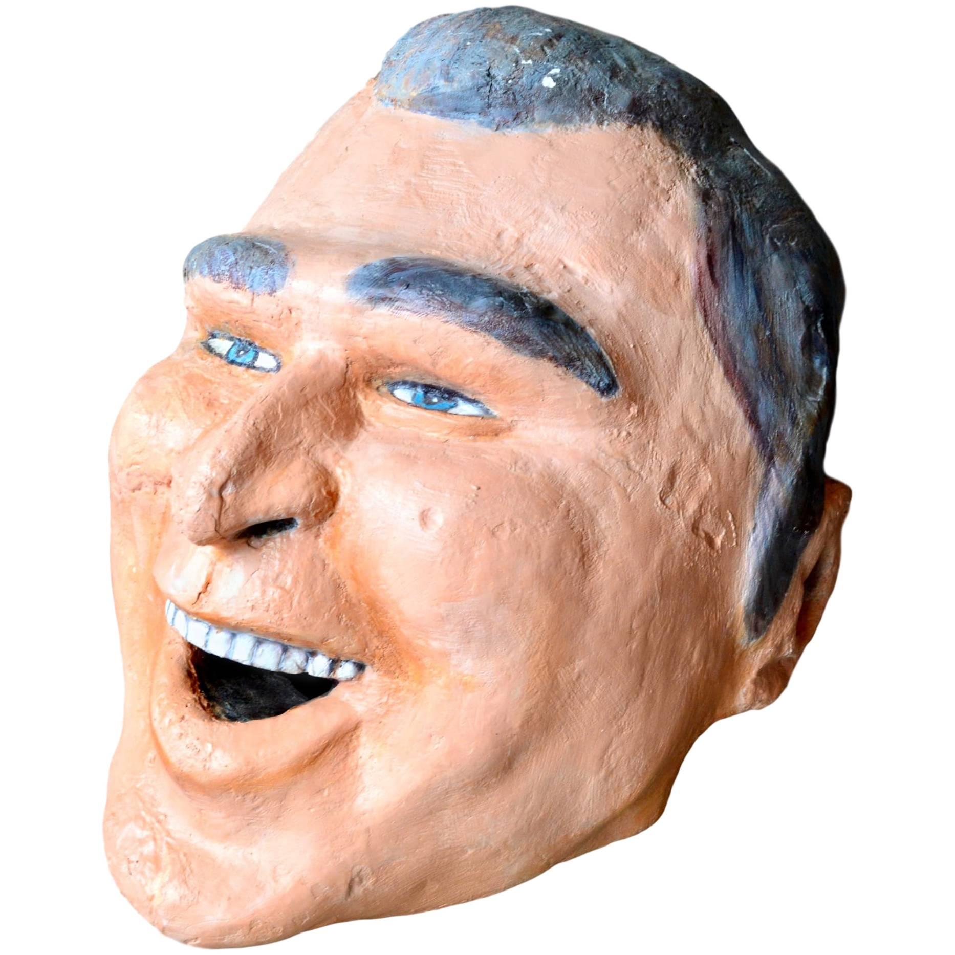Tête sculpturale monumentale de George Bush en vente