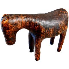 Vintage Omersa Leather Donkey 11
