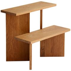 Casey Lurie Studio Contemporary "Steps" Stool in White Oak 11