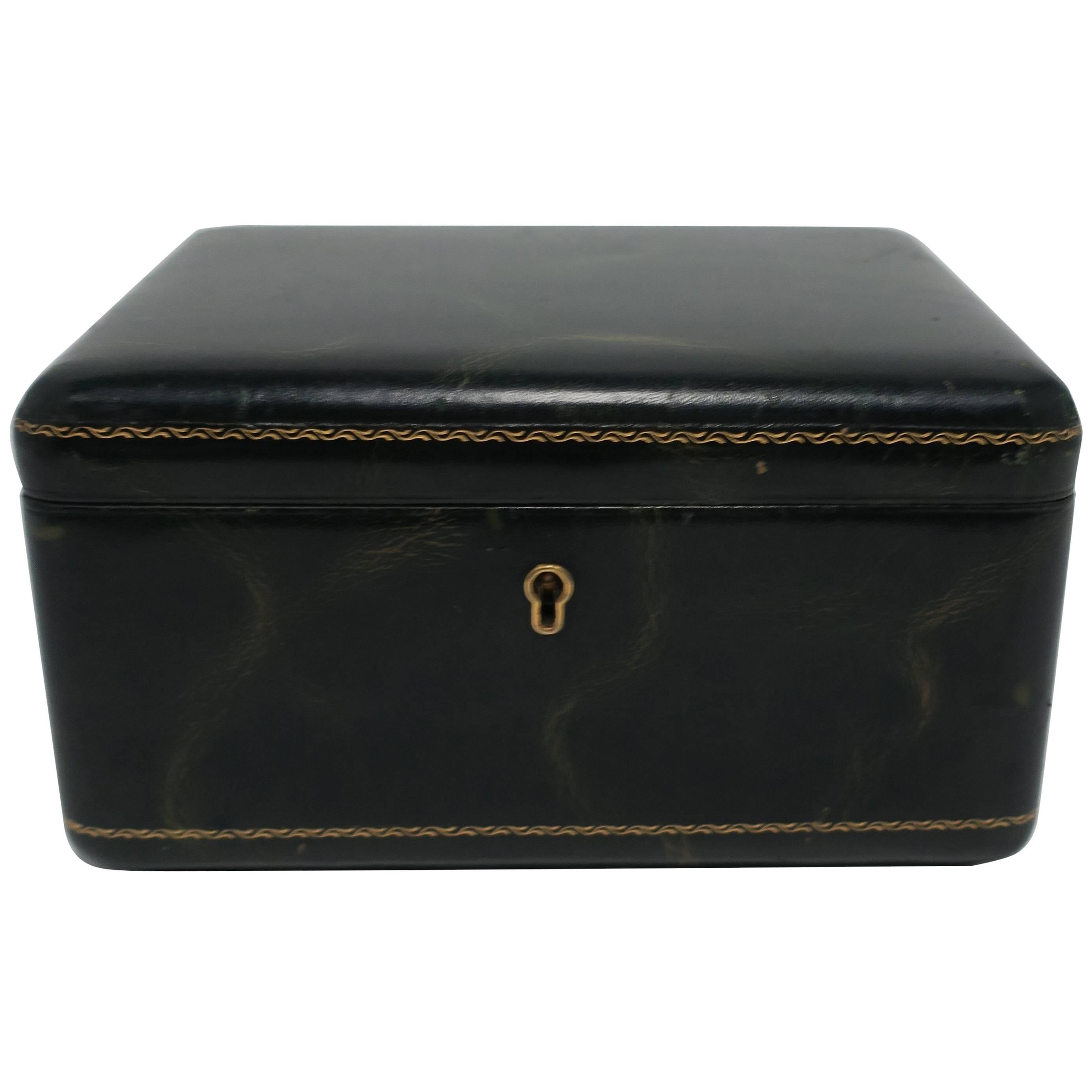 Leather Jewelry Box from Spain