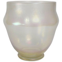 Iridized Glass Vase Attributed to Loetz
