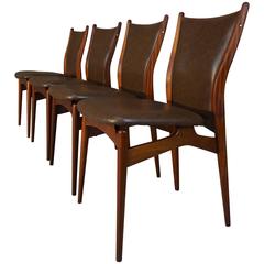 Set of Four Chairs Design of the 1950 by Jos De Mey