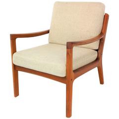 Senator Lounge Chair in Teak by Ole Wanscher