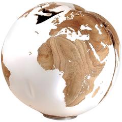 Exceptional Wooden Globe Exceptional Wooden Globe