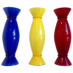 Three Venini 'Acco' Vases by Alessandro Mendini, 1990s
