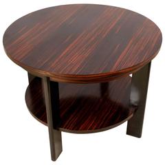 Art Deco Macassar Ebony Coffee Table, circa 1930 3