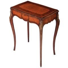 Small Edwards and Roberts Inlaid Bijouterie Table