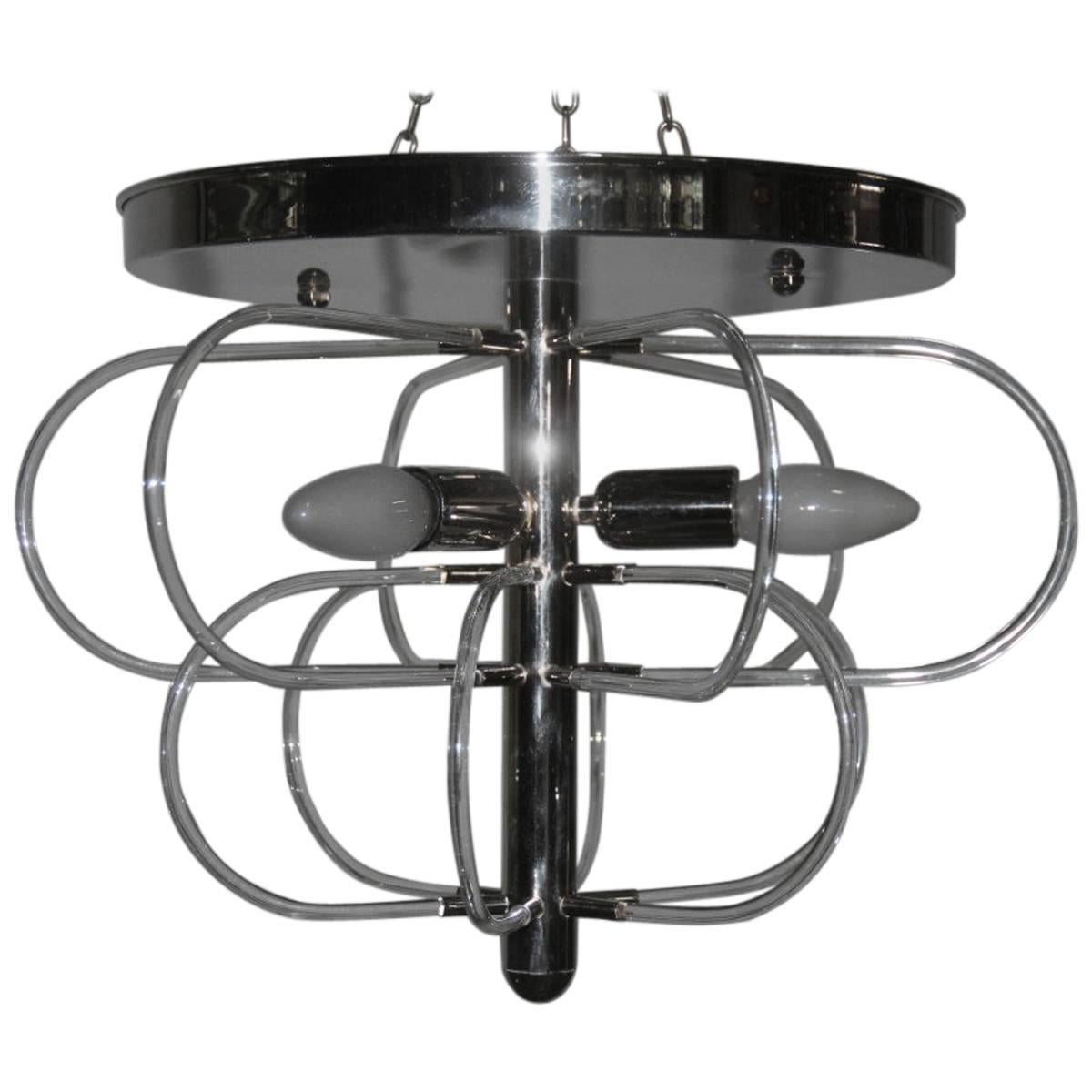 Ceiling Lamp Minimal Modernist Design 1970 Sciolari