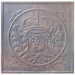 18th Century 'Arms of France' Fireback