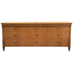 Regency Style Large Cherry Sideboard Chest of Drawers by Baker