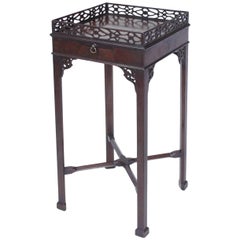 Georgian Mahogany Urn Stand or Kettle Stand