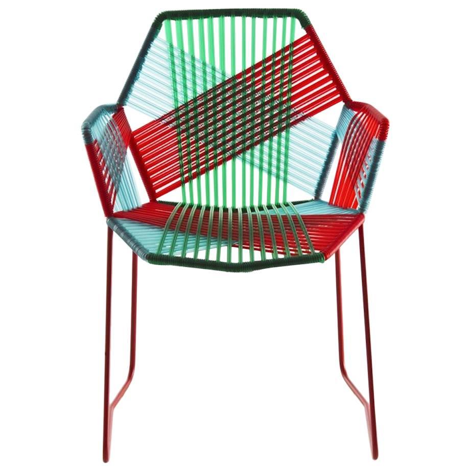 Moroso Tropicalia Dining Chair with or Without Arms in Multi, Black or White For Sale