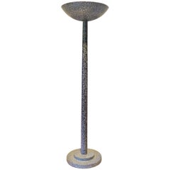 Art Deco Floor Lamp in Resin Conglomerate with Inclusion Mother-of-pearl 6