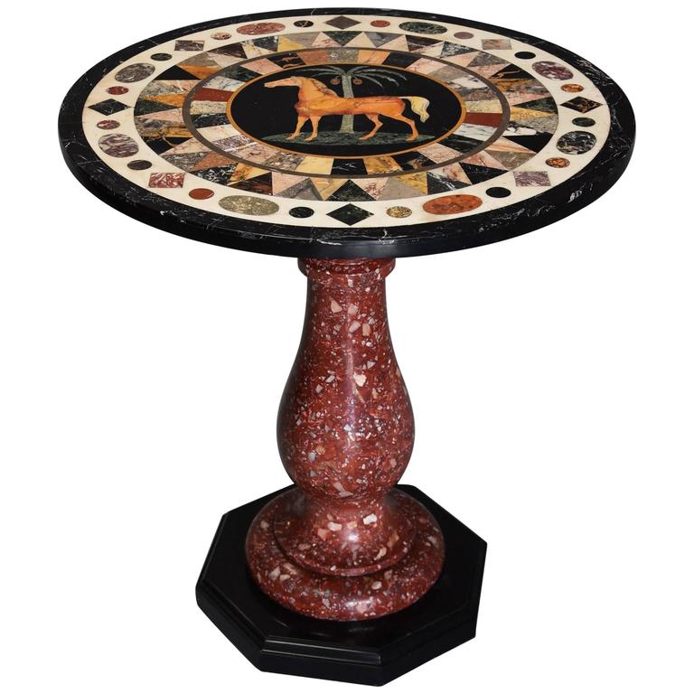 Superb Quality Mid19th Century Maltese Pietra Dura Marble Centre Table