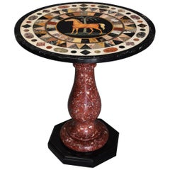 Superb Quality Mid-19th Century Maltese Pietra Dura Marble Centre Table