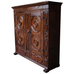 Antique 18th Century German Oakwood Cabinet