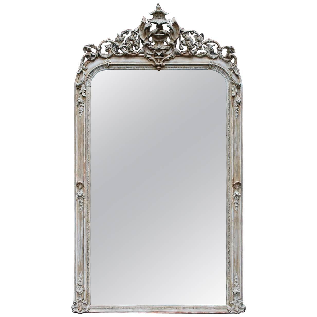 19th Century Large French Mirror