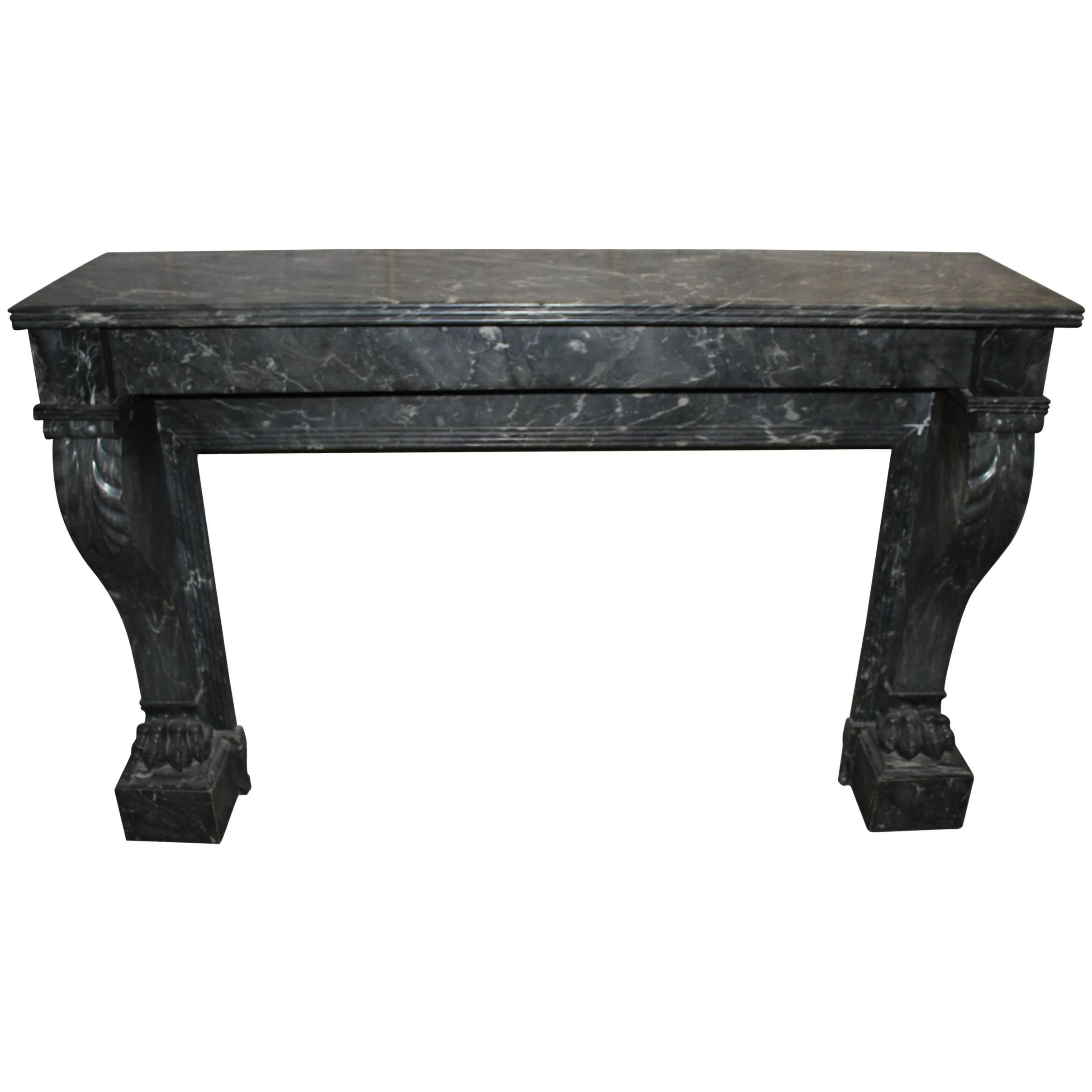 French Empire Marble Mantel