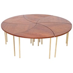 Rare 'Pinwheel' Table by Peter Hvidt 