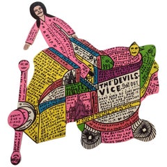 Howard Finster The Devils Vice Cut Out