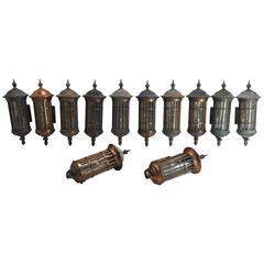 13 Copper Wall Lanterns