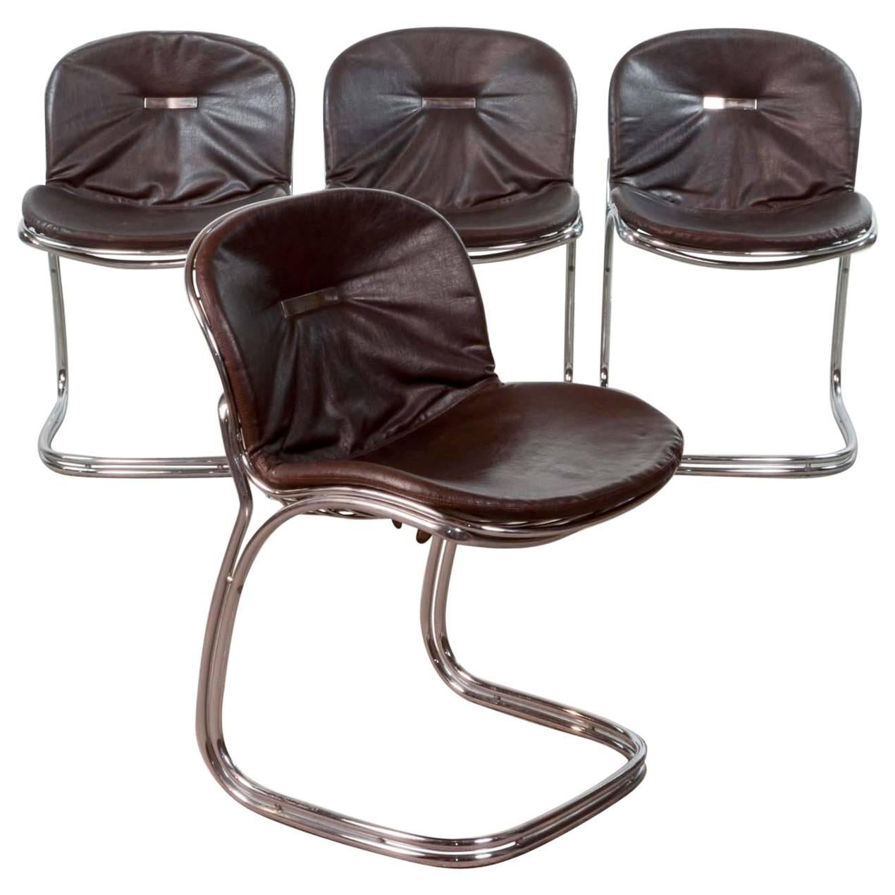 Mid-Century Set of Sabrina Dining Chairs by Gastone Rinaldi for RIMA