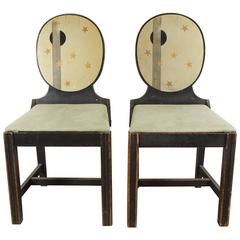 Pair of Painted Side Chairs