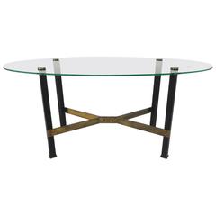 Vintage Documented Mid-Century Canasta Coffee Table Mathieu Mategot, France, 1950s