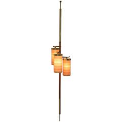 Vintage Stiffel Tension Pole Floor Lamp