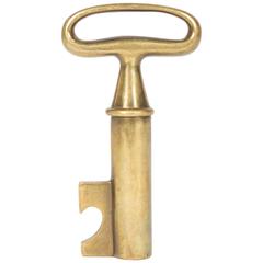Vintage Rare Baby Size Key Corkscrew, Signed Auböck, Vienna, 1950s
