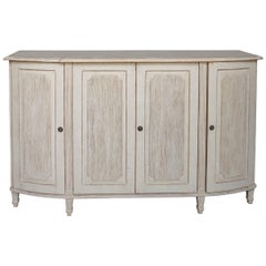 Antique Gustavian Style Four Door Sideboard