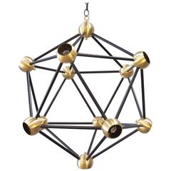 Black and Brass Pendant Light 11