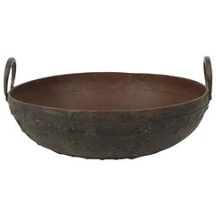 Large Metal Iron Pot from Southern India 5