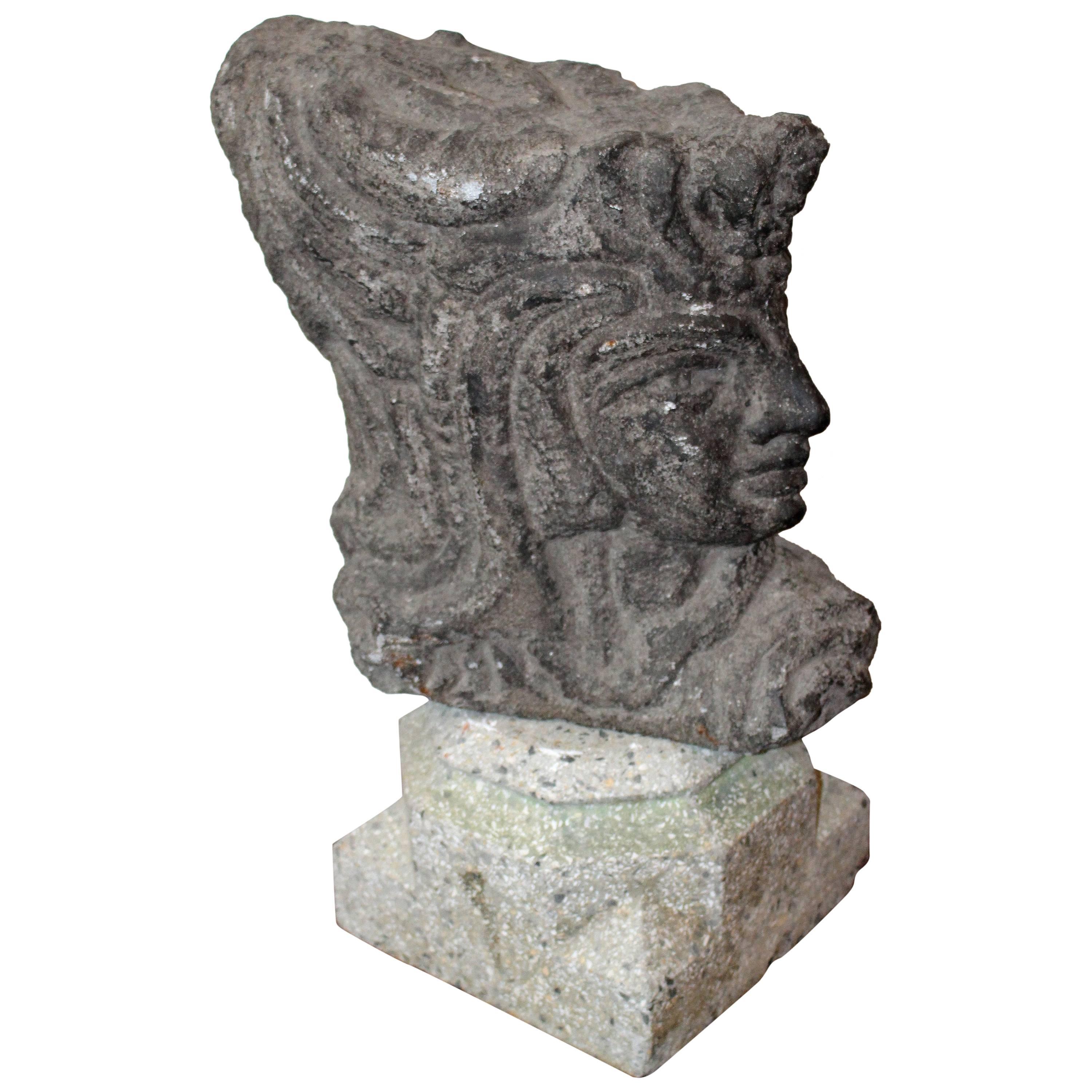 Italian Mid-Century Trojan Head Sculpture