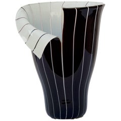 Italian Murano Glass Vase Spacco Model by Toni Zuccheri for Barovier e Toso