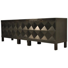 Spectacular Five-Door Brutalist Sideboard by De Coene Frères, Belgium, 1960s