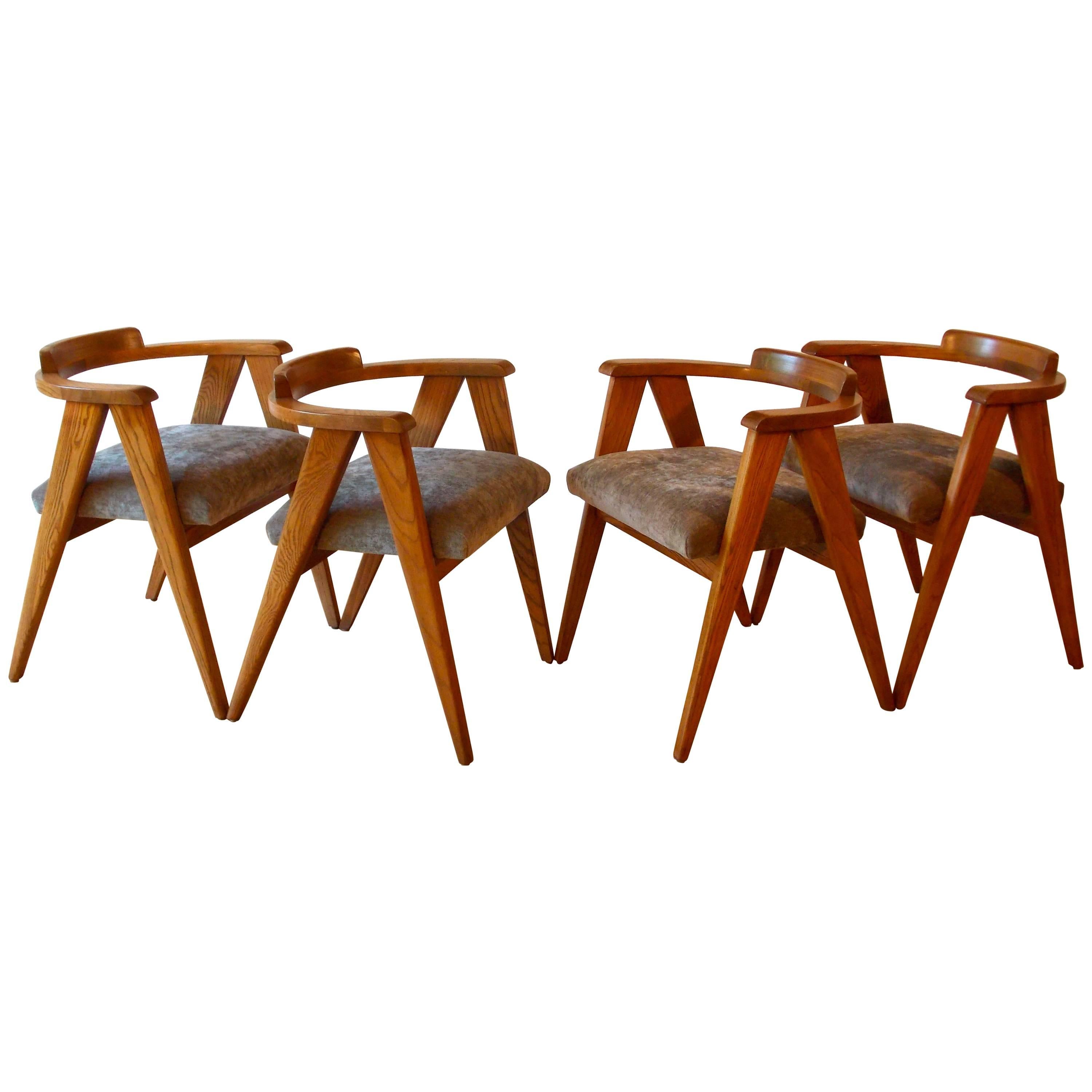 Midcentury Modern Compass Chairs